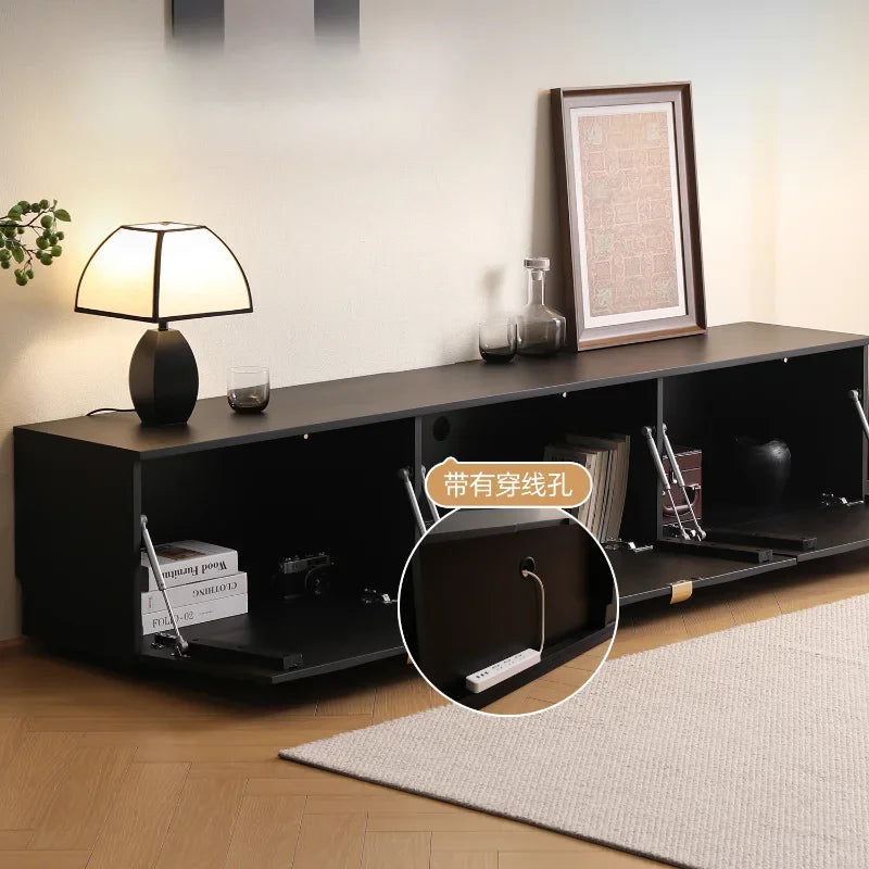Modern Wooden TV Cradle – Luxury Pedestal Entertainment Center for Living Room.