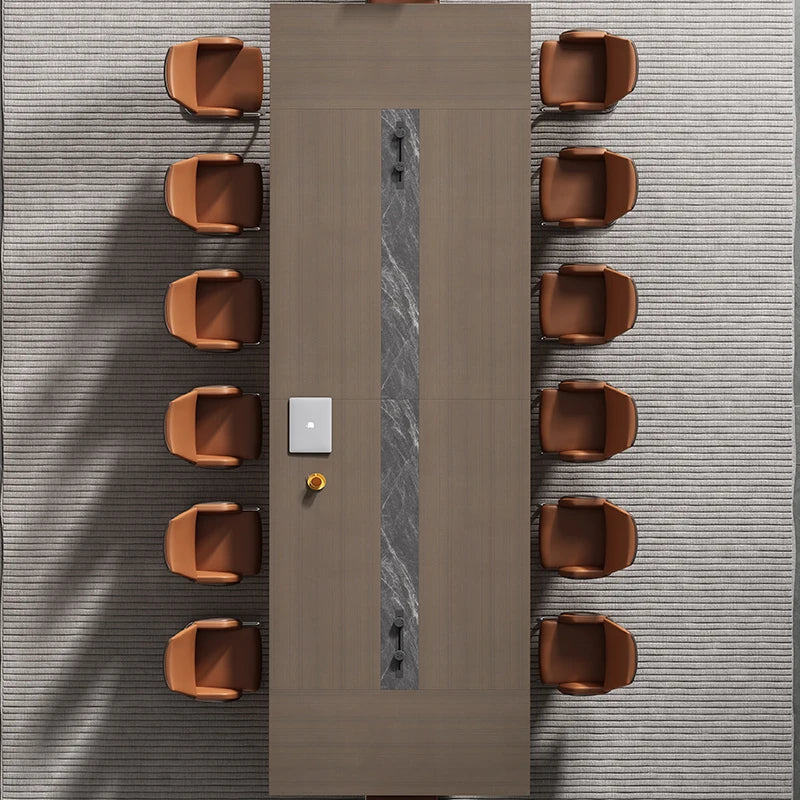 High-end light luxury Conference table and chair