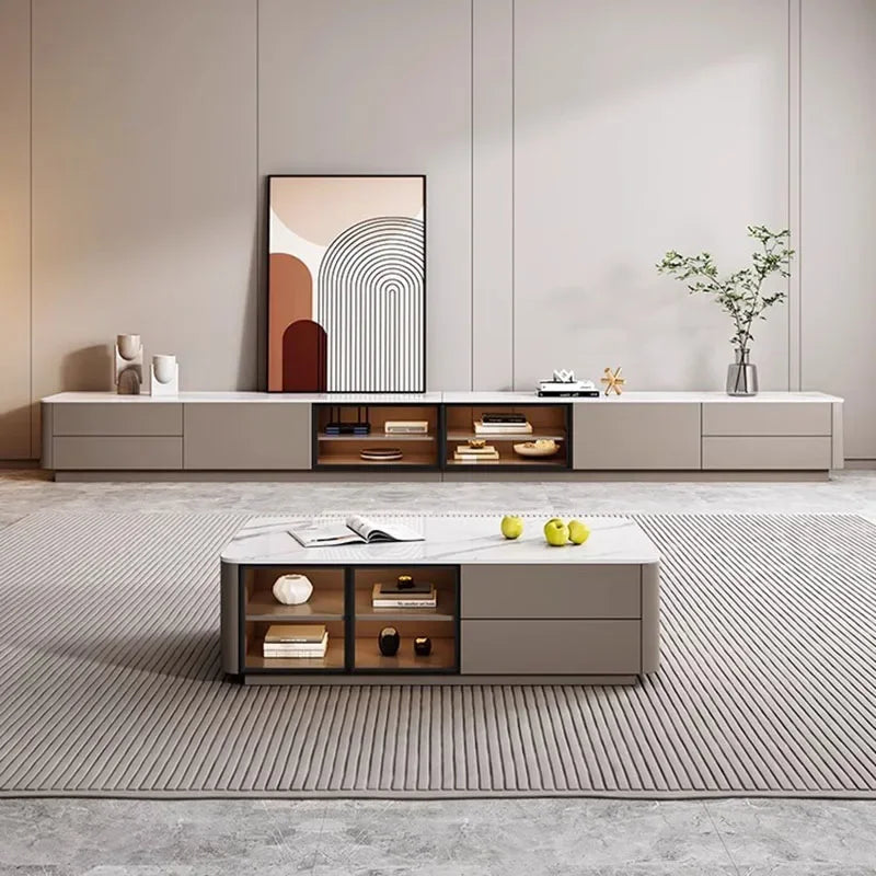 Nordic Storage TV Stand Lowboard Cabinet – Luxury Italian Living Room Furniture.