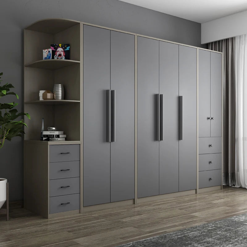 Kids Wardrobes Closet Closets Armables Wooden Wardrobe Open Shoe Cabinets Display Cabinet Guarda Roupa Casal Bedroom Furniture