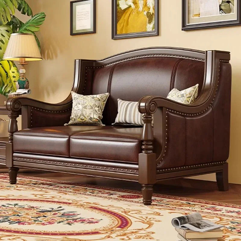 Garden Relaxing Sofas – Lazy Leather Recliner Couch and Love Seat