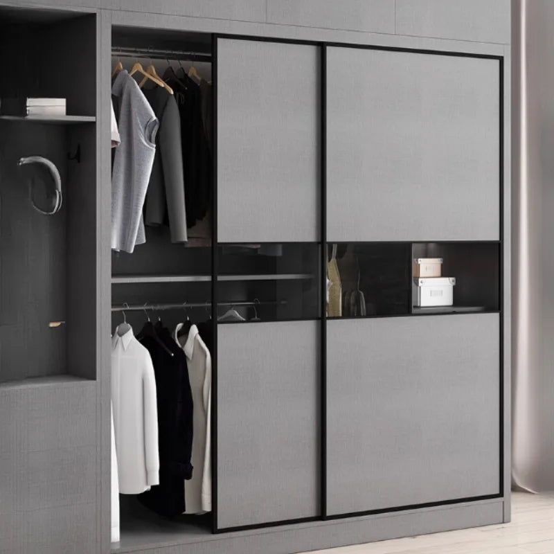 Luxury Wardrobe Organizer – Open Closets, Bedroom Cabinet with Shelves