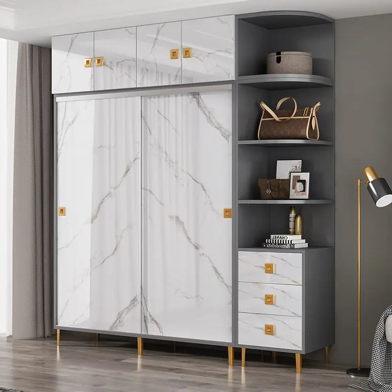 Simple Organizer Wardrobes – Modern Clothes Storage for Apartments, Hanging Bedroom Furniture