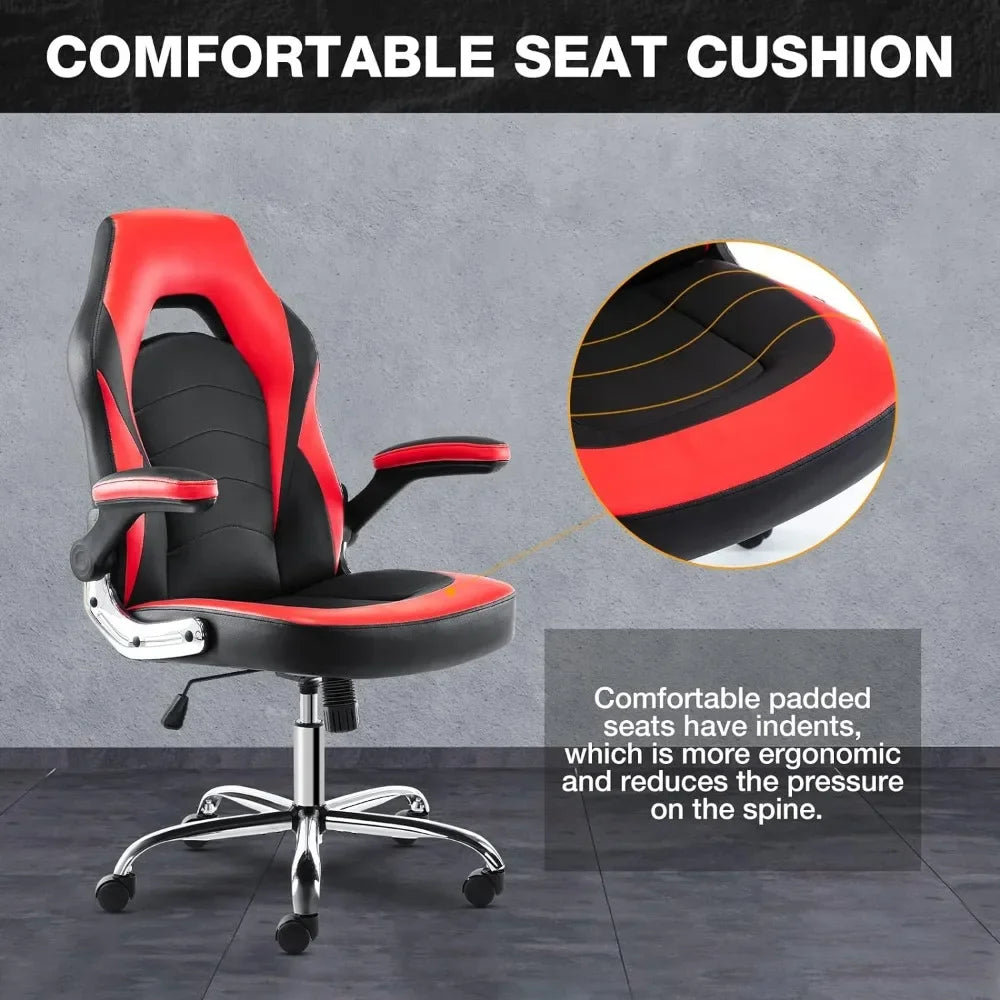 Ergonomic Gaming Office Chair – PU Leather Executive Swivel Chair