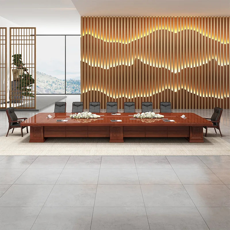 Simple modern fashion conference table long table company conference room meeting table negotiation table