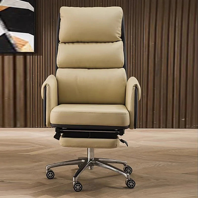 Orange Stool Wheels Advanced Chair Bedroom Office Furniture Comfortable Game Comfy Chaise Design Work Muebles Home Gamer