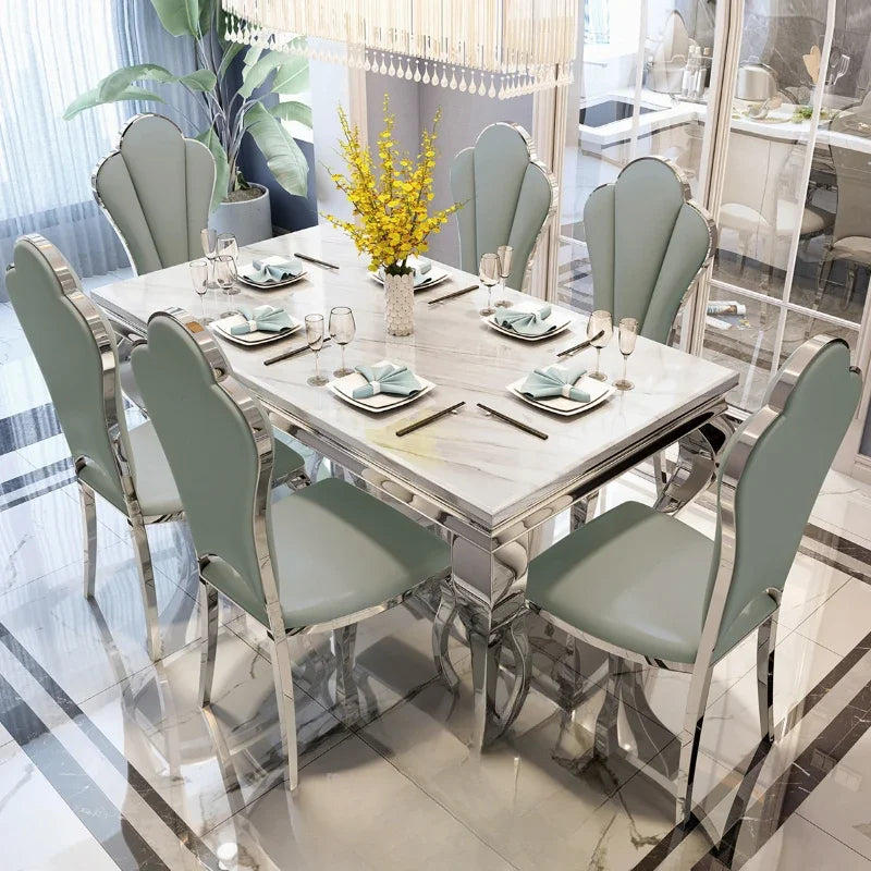 Luxury Organizer Dining Table Nordic Living Room Restaurant Dining Tables Luxury Modern Mesas De Jantar Kitchen Furniture