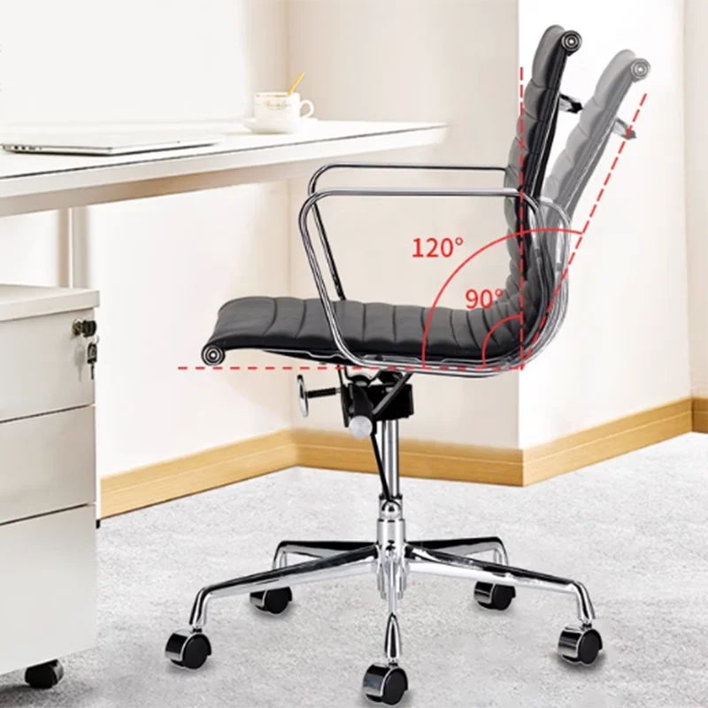 Fashion Comfortable Office Chairs Leather Ergonomic Working Mobile Office Chairs Gaming Recliner Sillas De Oficina Furnitures