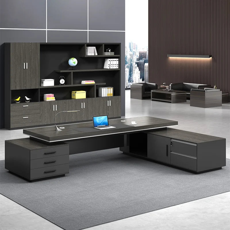 Executive L-Shaped Office Desk