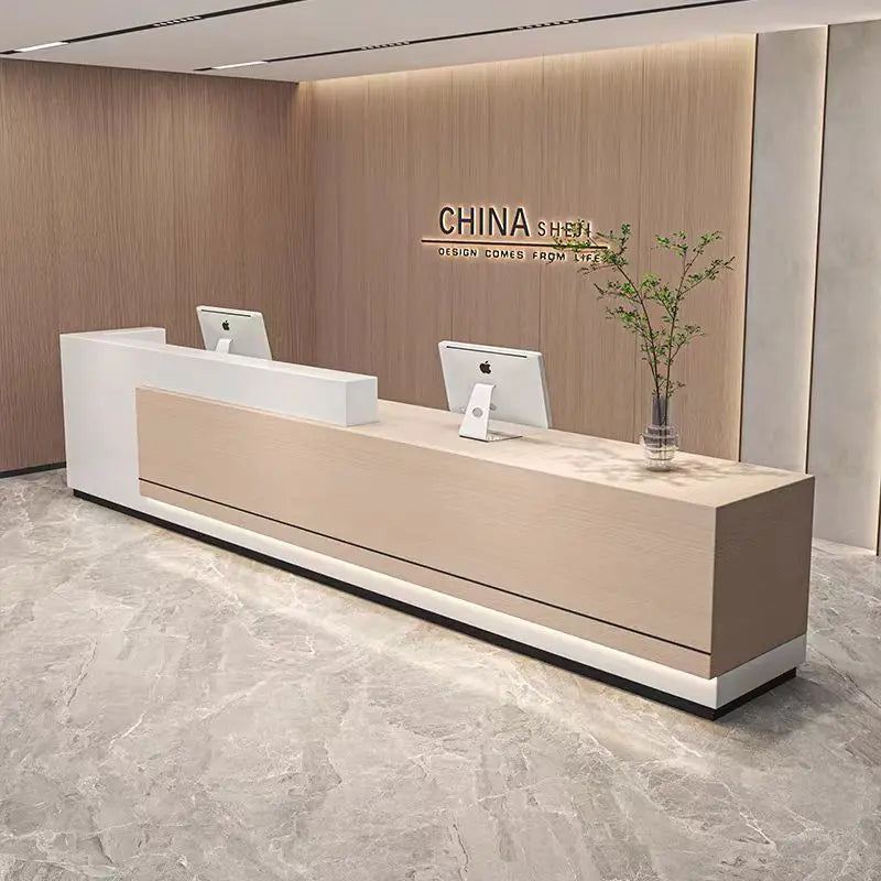 Luxury Reception Desk and Long Counter for Beauty Institutes and Salons