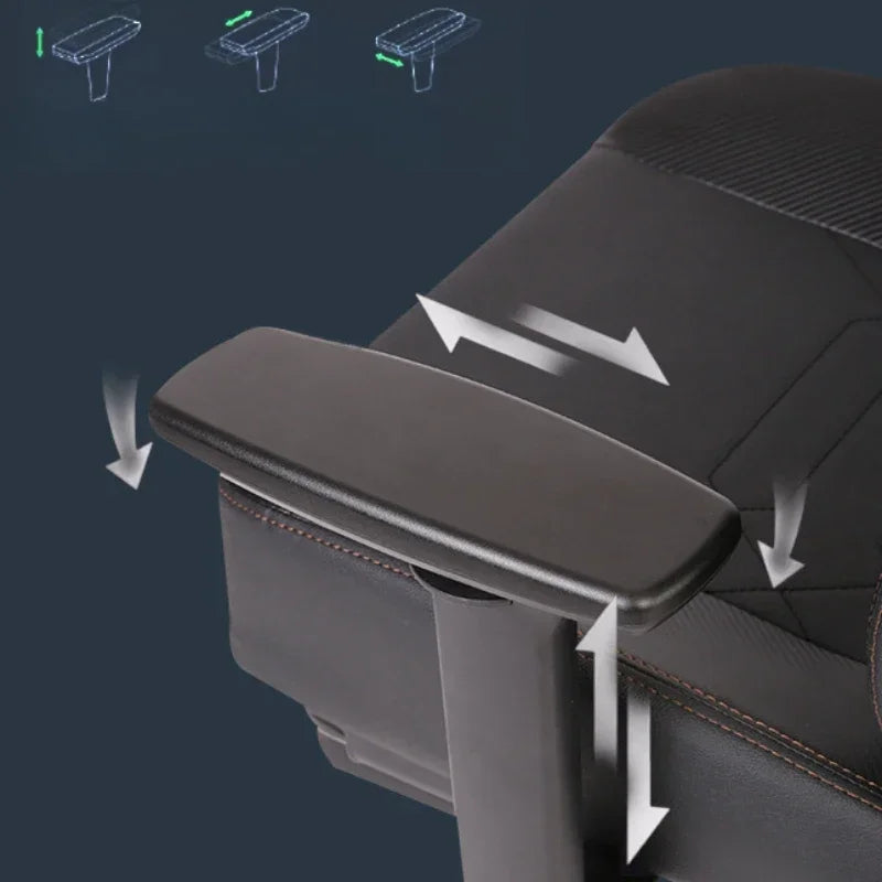 Height-adjustable office chair