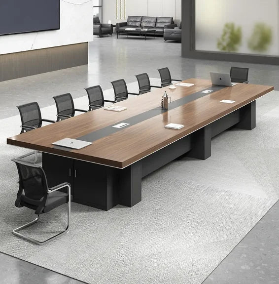 Conference Room Negotiation Table & Chair Set