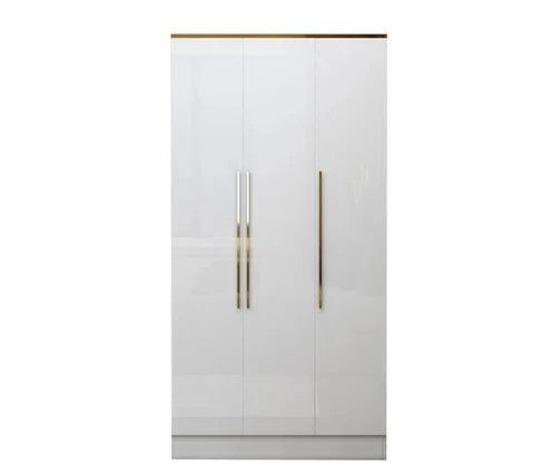 White Minimalist Wardrobe – Waterproof Designer Storage for Children, Modern Nordic Organizers