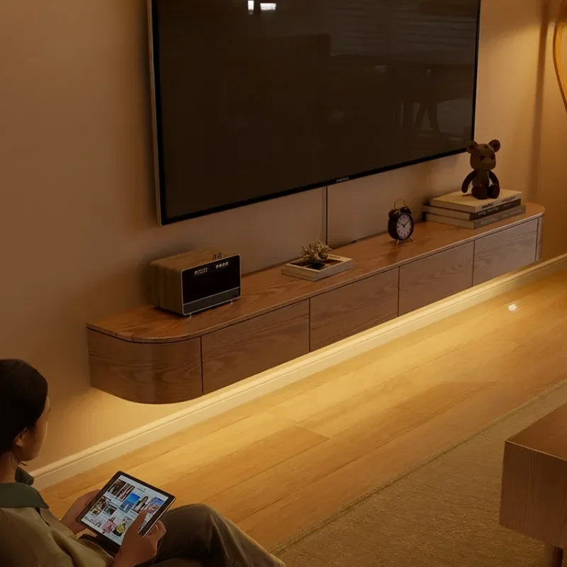 Gold Tv Stand Floating Shelves Marble Controller Furniture Salon Nordic Tray Console Lowboard Replica Muebles Holder Room