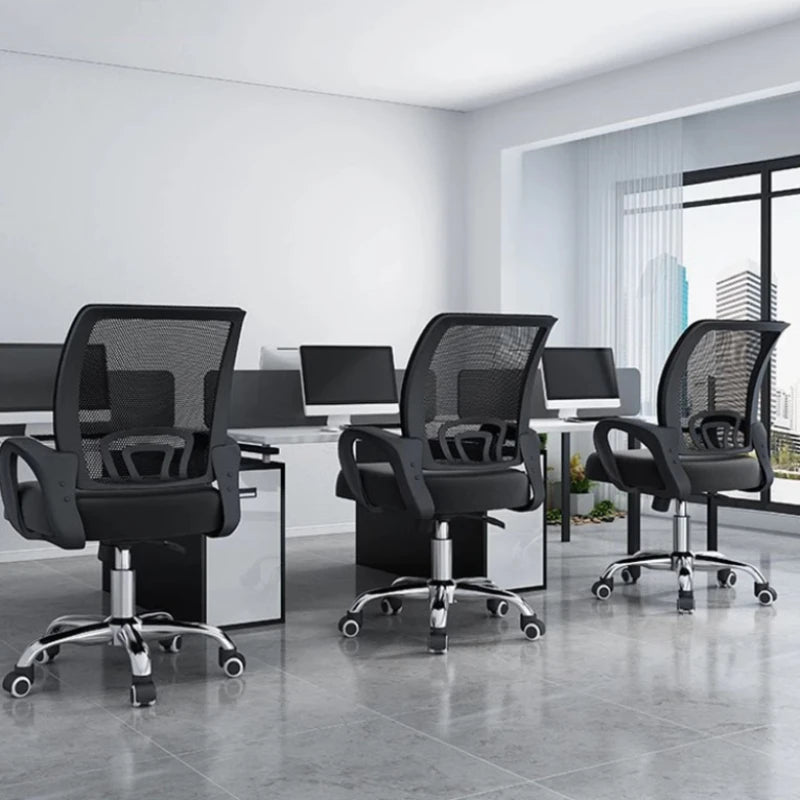 Fancy Black Office Chair Computer Comfy Armrest Designer Ergonomic Office Chair Design Modern Silla De Oficina Home Furniture