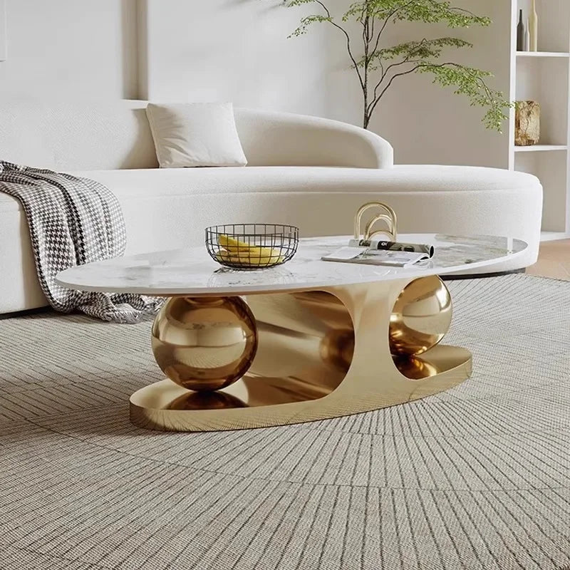 Room Center Table Hall Coffee Living Sofa Dining Set Furniture Luxury Coffe Mesa Salon