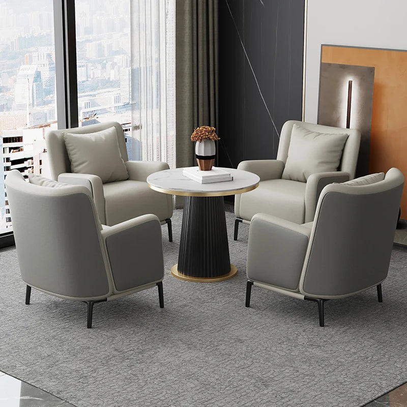 Ergonomic White Nordic Style Chairs