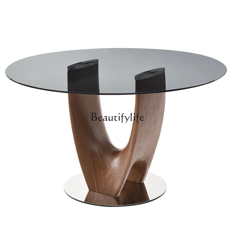 Nordic Light Luxury Round Dining Table