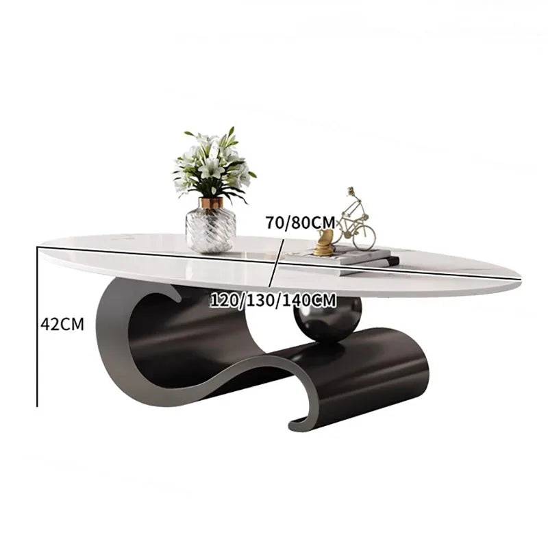Nordic Living Room Coffee Table – Modern Luxury Marble Design