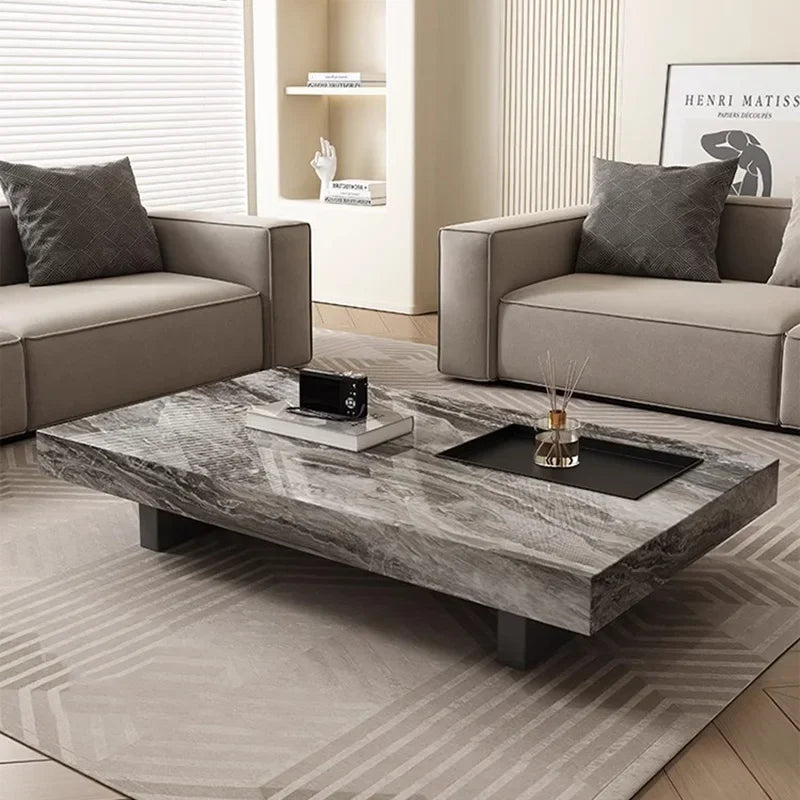 Nordic modern white luxury side table living room minimalism  mesas de centro para sala  журнальный столик  שולחן סלון