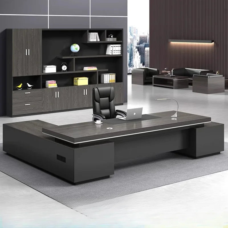 Executive L-Shaped Office Desk