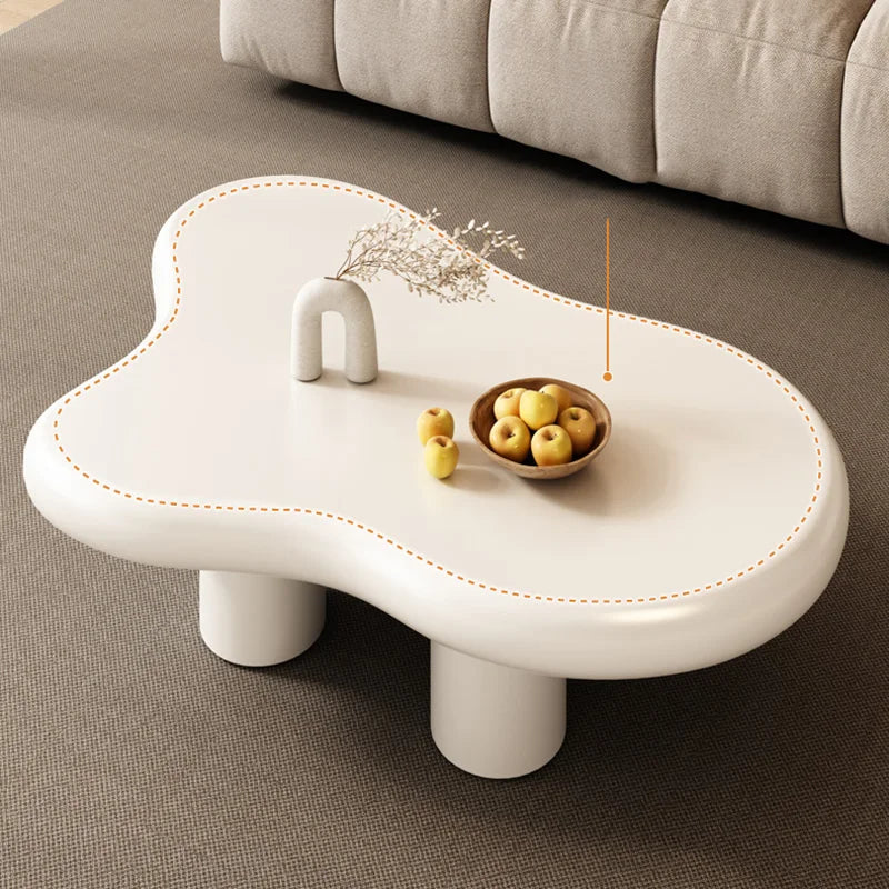 Luxury Modern White Coffee Table – Minimalist Design