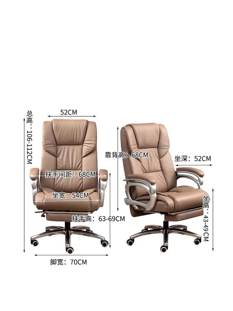 Luxurious Leather Executive Gaming rotating Chair with Massage