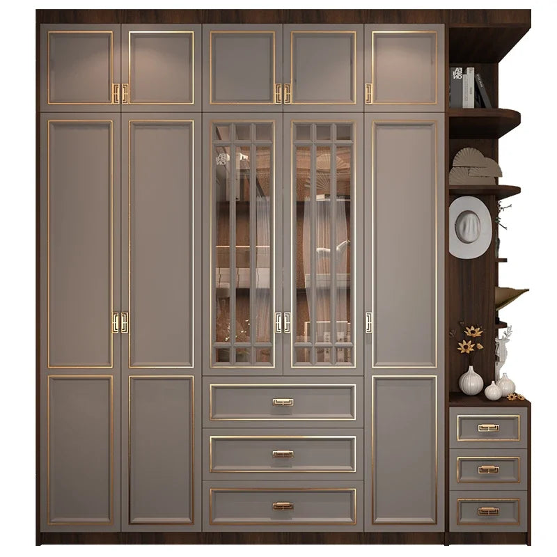Luxury Orgnizer Wardrobes Drawers Losets Mdf Closet Organizer Wardrobes Storage Clothes Locker Szafa Na Ubrania Home Interior