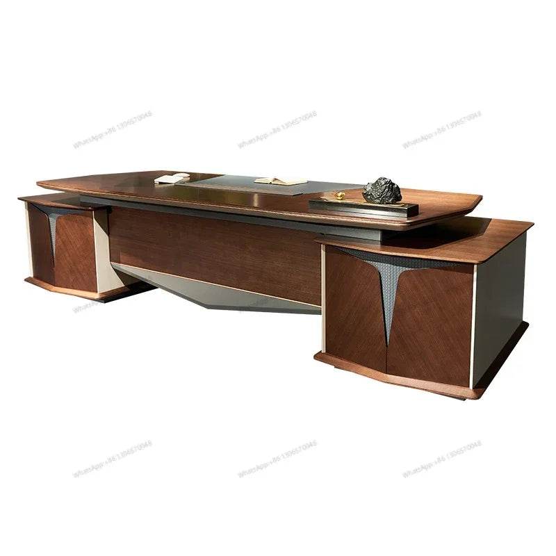 Wooden office desk