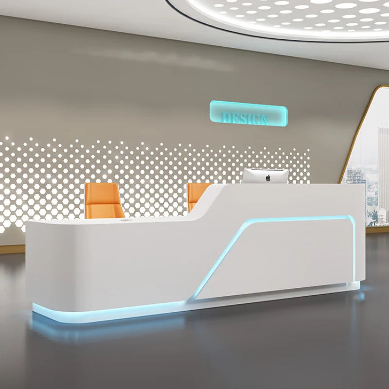 Elegant Reception Desk and Office Counter