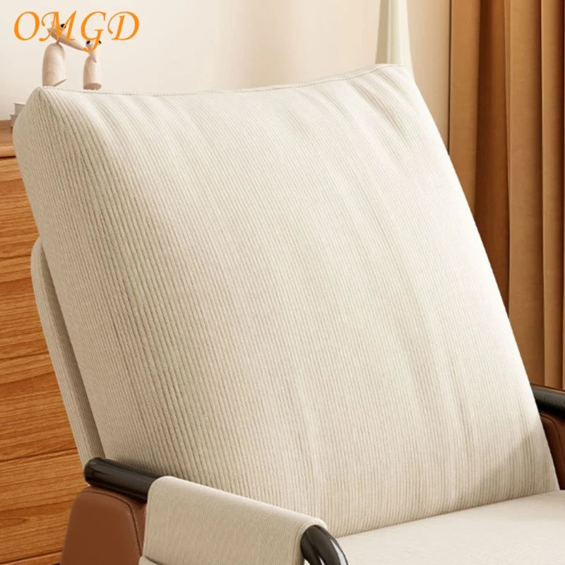 OMGD Rocking Chair Single Sofa Adult Leisure Recliner Balcony Lazy Chair Reclinable Living Room Sedentary Living Room Sofa