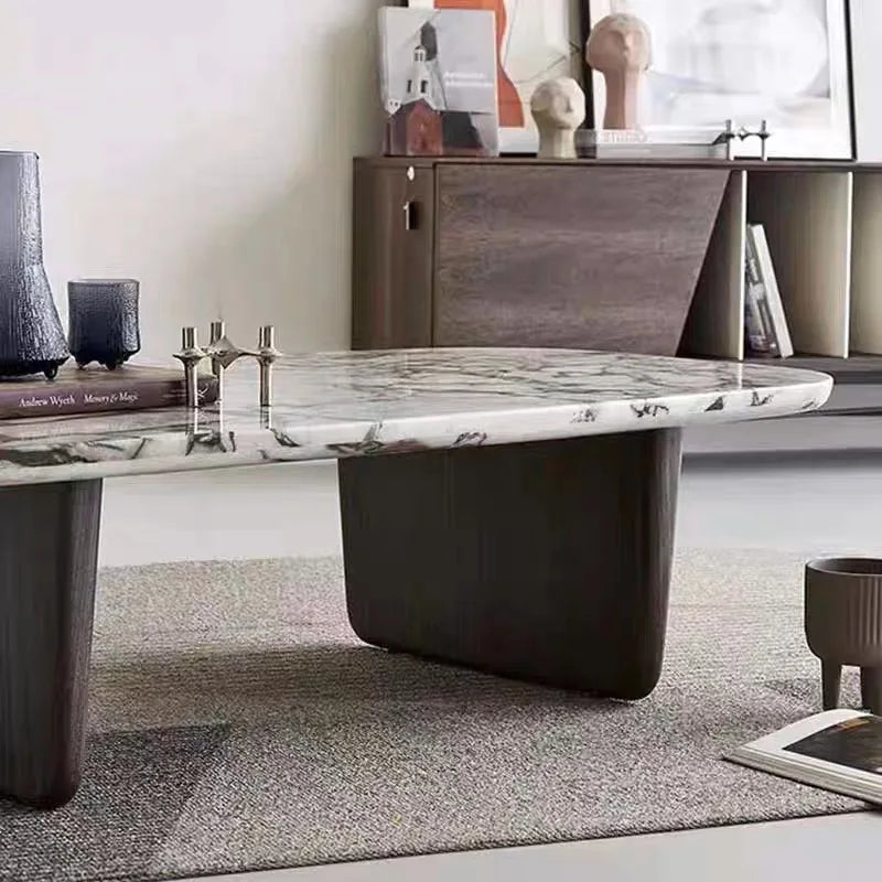 Italian luxury marble coffee table