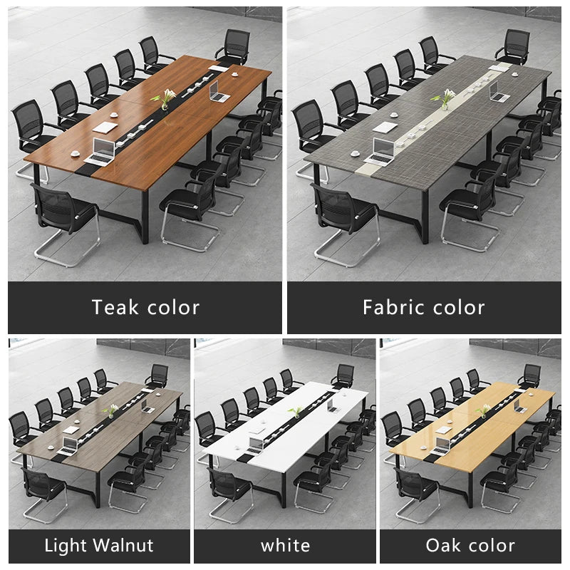 High Quality Eco-Friendly Customized Melamine Board Wooden Conference Table And Chairs 20 person conference table