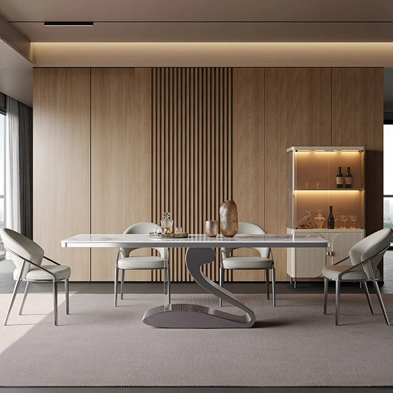 Dinning Tables Sets Luxury Modern Kitchen Table Cafe Dining Garden Coffe Living Room Chairs Mesa Plegable Mesa Home Islands WJX