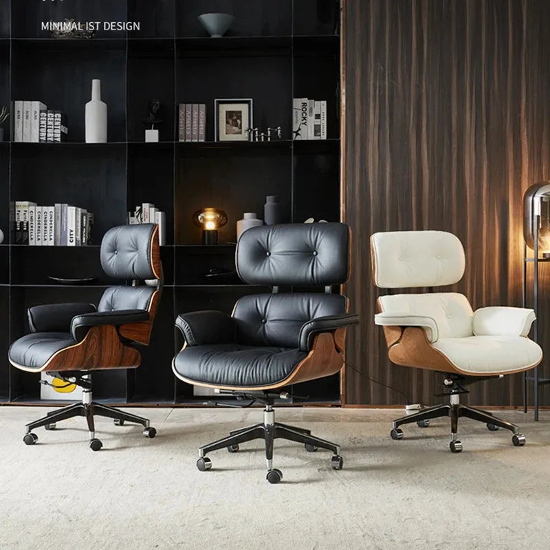 Designer Ergonomic Desk Chair – Modern Nordic Lounge Executive Chair