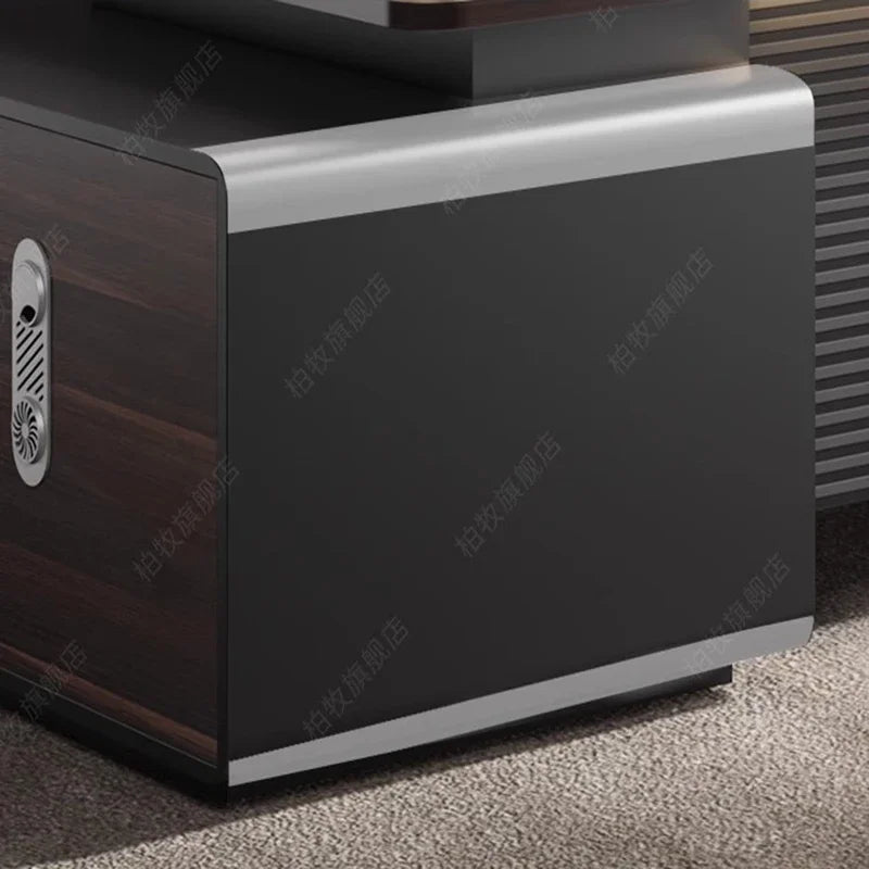 Multifunctional corner office desk
