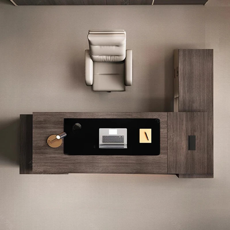 Multifunctional Computer L-Shaped Desk