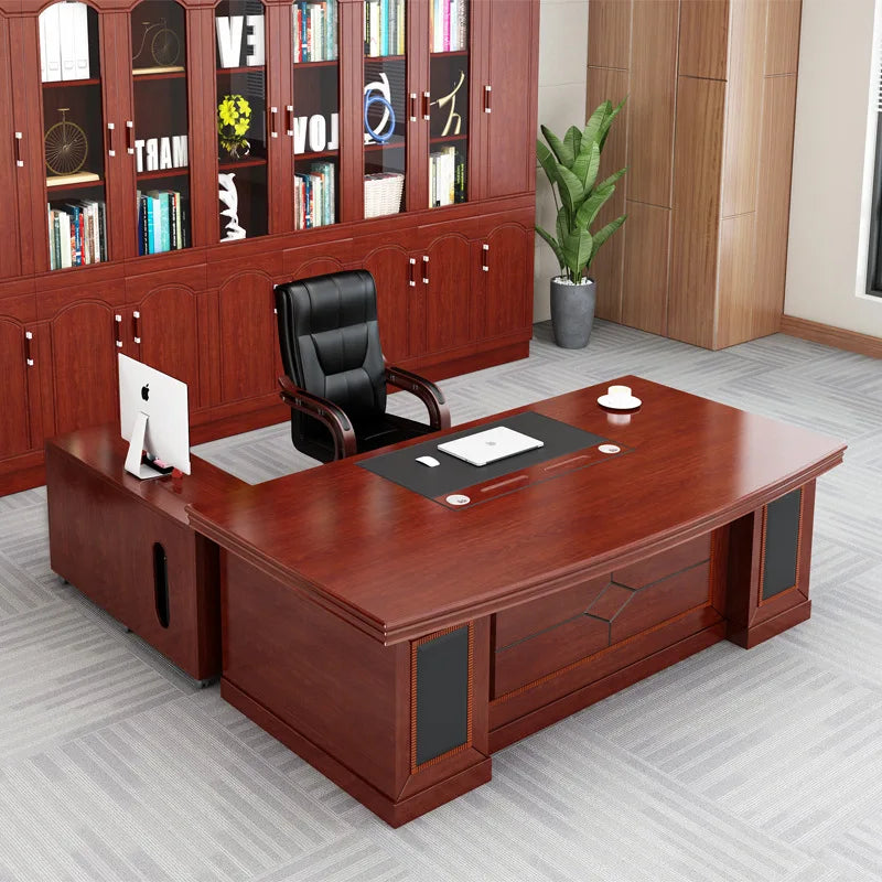 New Modern Office Furniture – Latest L-Shaped MDF Workstation Desk