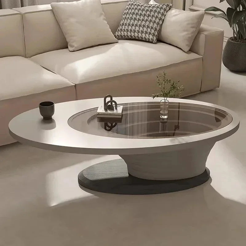 Glam Oval Coffee Tables – Luxury Modern Minimalist Design