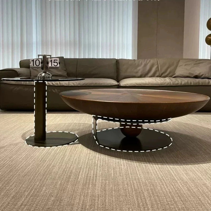 Minimalist Organizer Coffee Table Storage Transform Aesthetic Standing Italian Side Table Japanese Mesas Bajas Patio Furniture