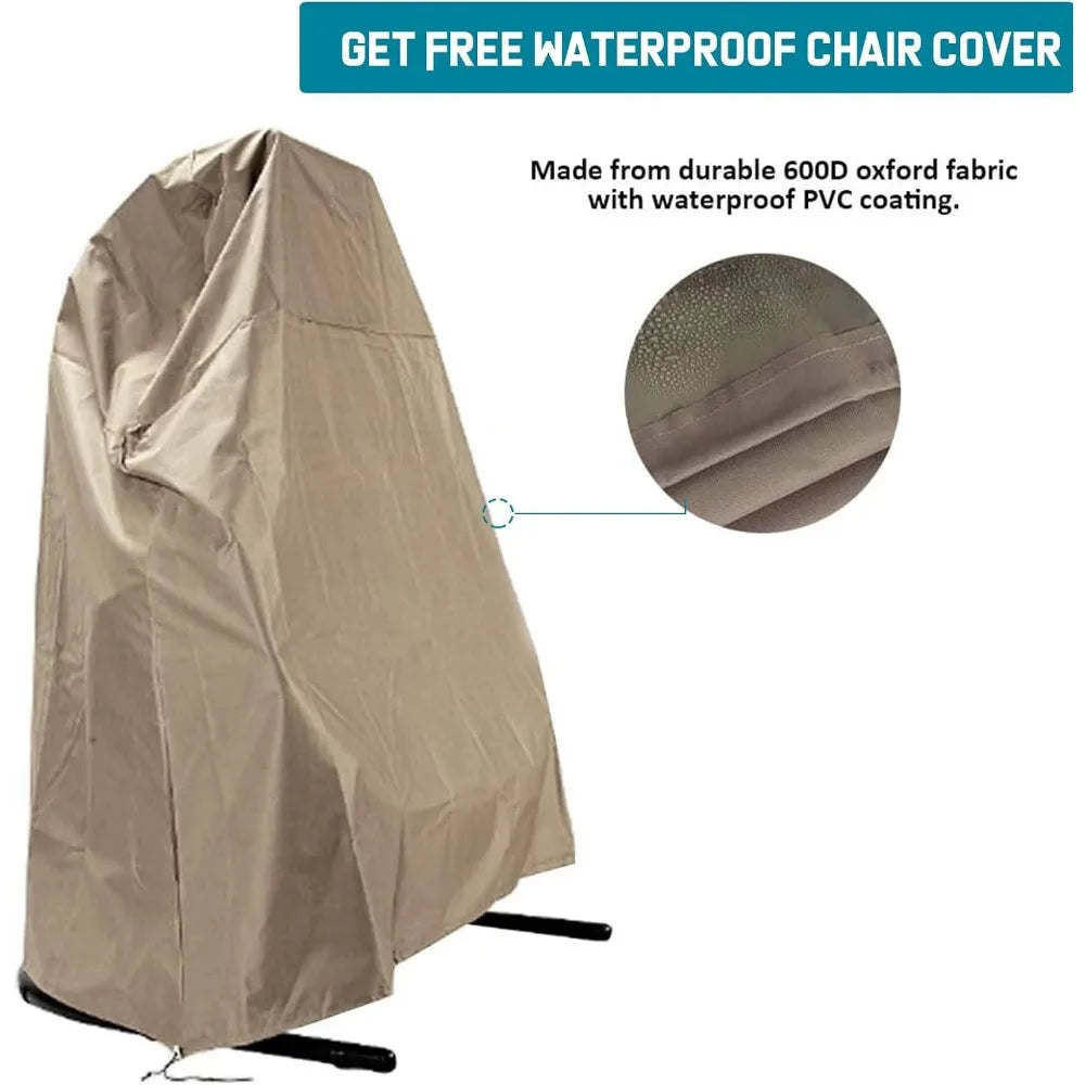 2-Person Swing Chair with Stand