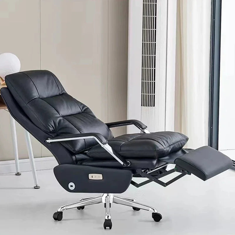 Waterproof Office Chairs Boss Game Sleep Neckrest Footrest Conference Backrest Luxury Chairs Raise Bureaustoel High Furniture
