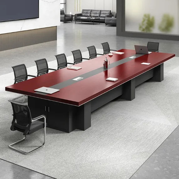Conference Room Negotiation Table & Chair Set