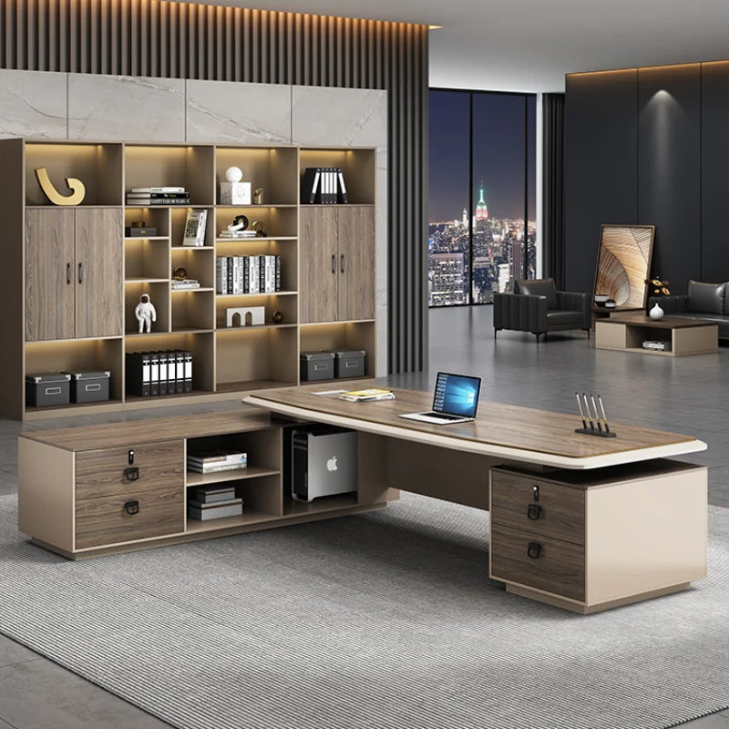 Modern Professional L-Shaped Desk