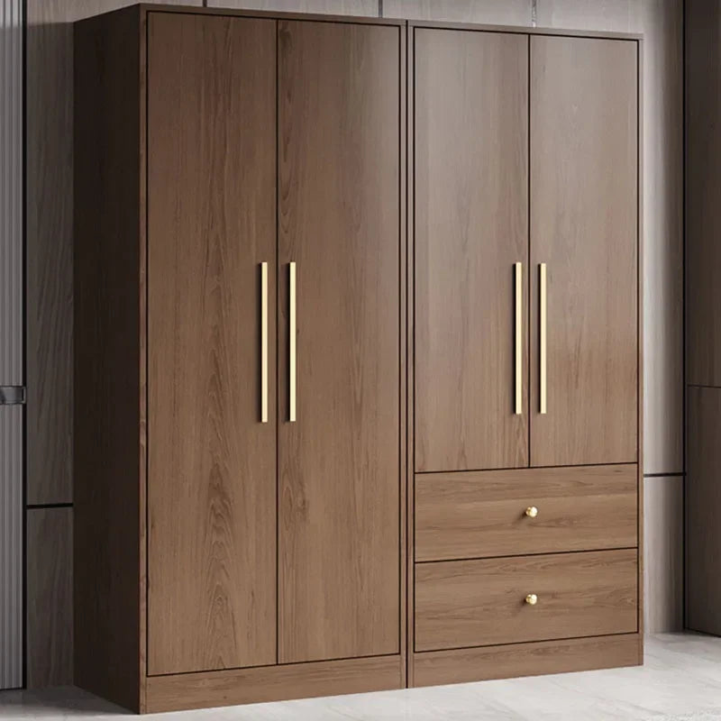 Wooden European Wardrobe – Heavy Duty, Large, Multi-Drawer Storage for Bedroom