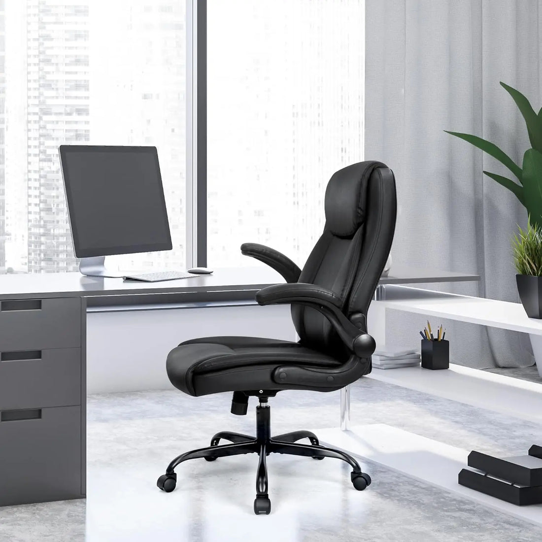 Ergonomic leather Office Chair