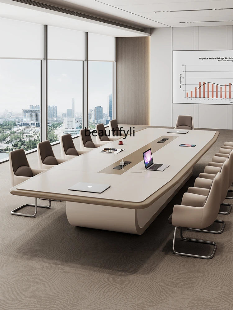 Modern creative paint conference table, available in large and medium sizes