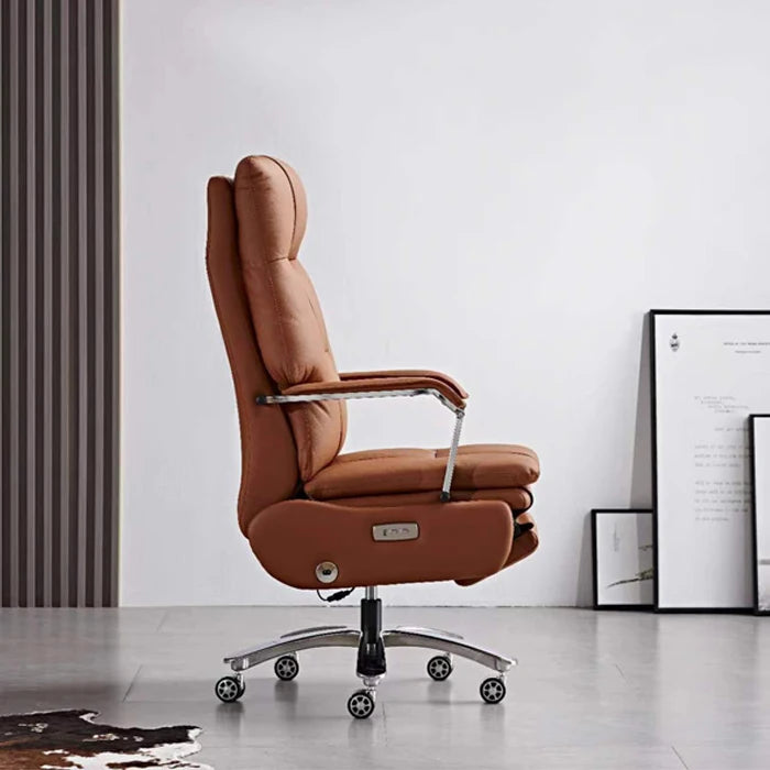 Electric Comfortable Boss Chair—Light Luxury Office Computer Seat