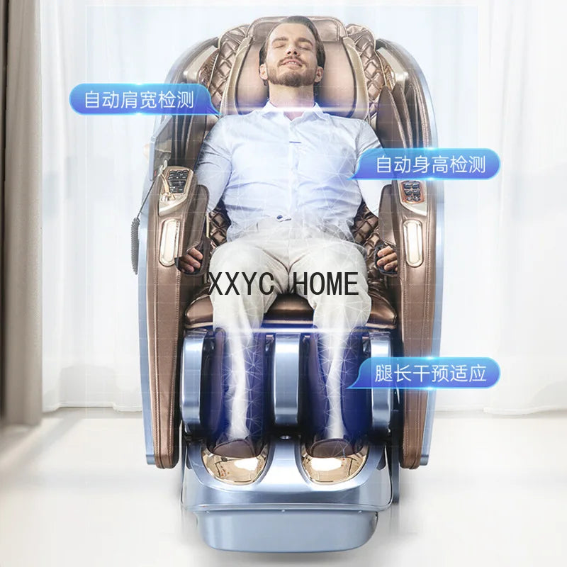 Luxury large massage chair 4D intelligent SL rail manipulator automatic deep massage gift export one piece