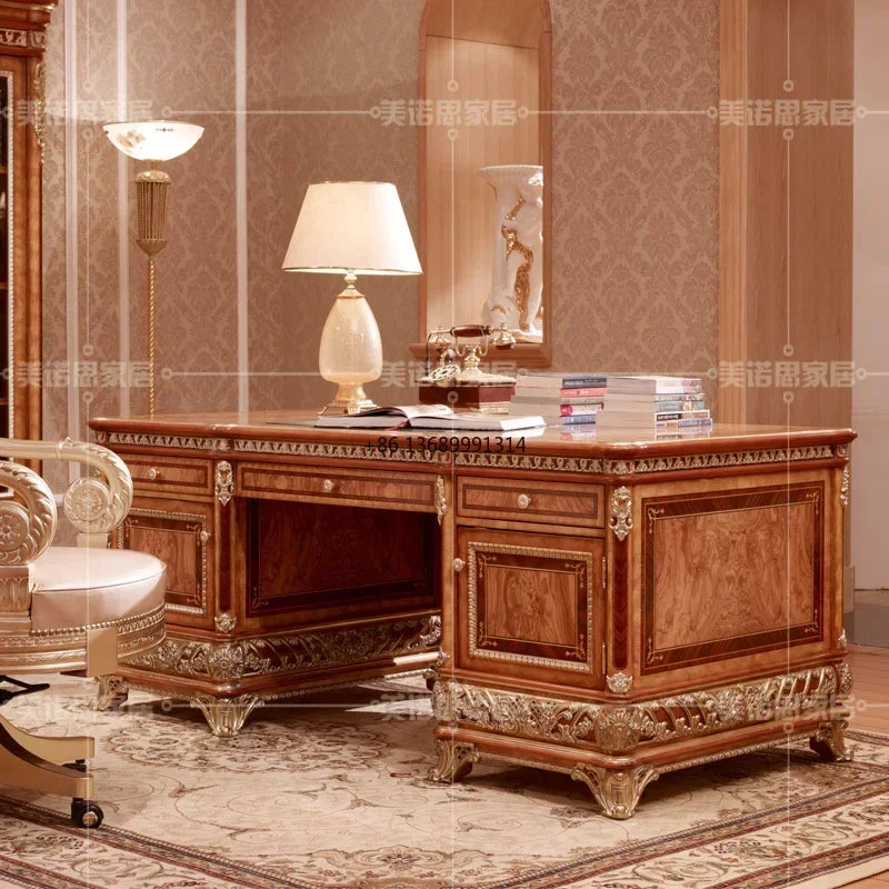 Custom-Made Solid Wood Desk